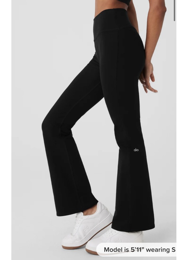 Alo Y. Airbrush High-Waist Flare Legging